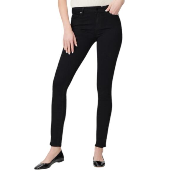Paige Denim Women’s Size 28 Black Shadow Verdugo Ultra Skinny Distressed Jeans - Picture 1 of 11